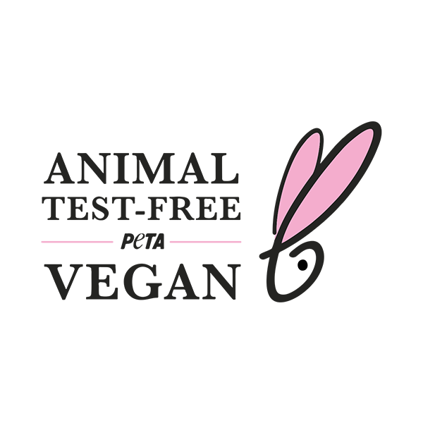 PETA certified cruelty-free & vegan brand