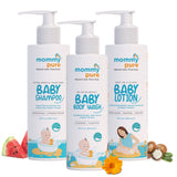 natural baby Shampoo 250ml, natural baby body wash 250ml, Natural baby lotion 250 ml each