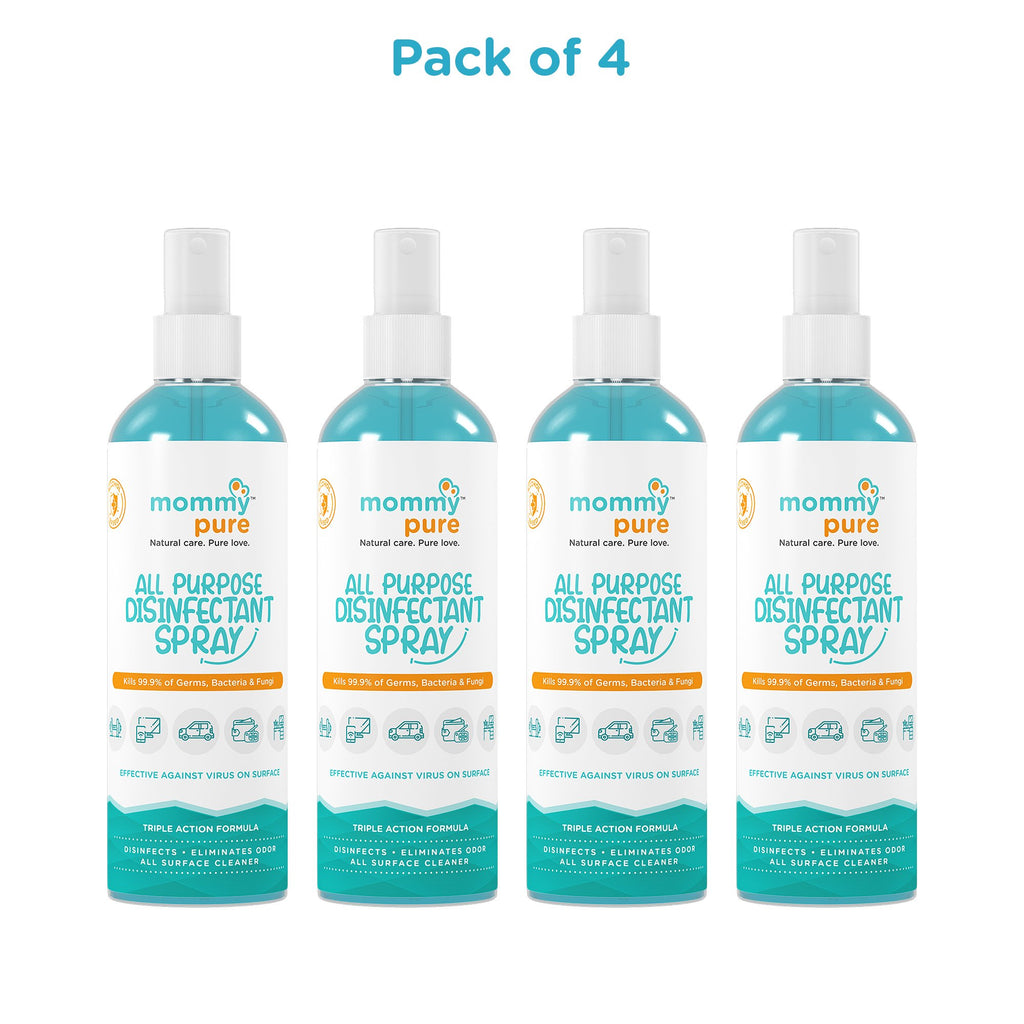 All Purpose Disinfectant Spray Pack Of 4, All Purpose Disinfectant Spray, Disinfectant Spray, Mommypure All Purpose Disinfectant Spray