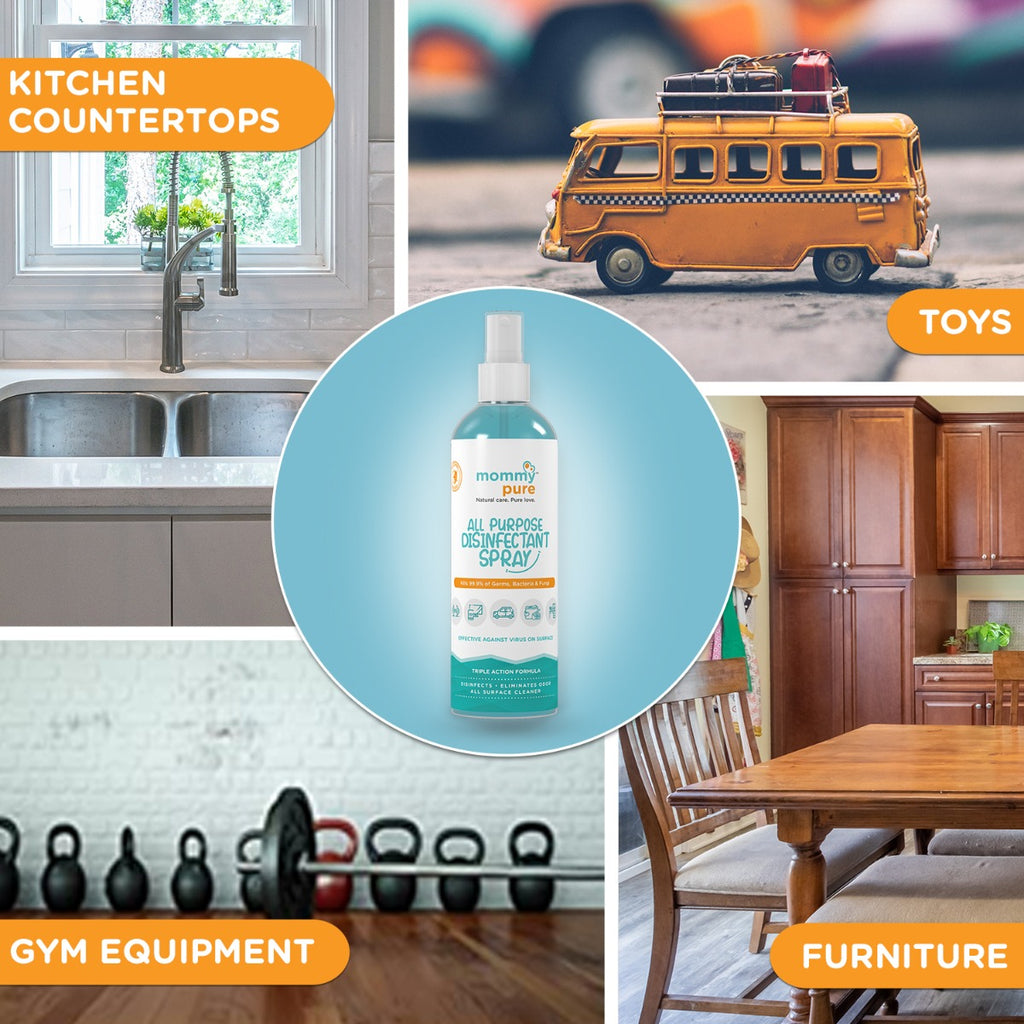 All Purpose Disinfectant Spray , Home and Kitchen, Counter Tops  Gym Equipment Furniture Spray
