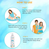 How to use and apply mommy pure Baby Lotion, Natural baby lotion, Organic Baby Lotion,  Mommy pure Baby Lotion 120 ml