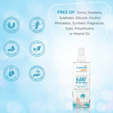 Non toxic, Non Alcoholic,  Free silicon mommypure Baby Bottom Wash, Natural babyBottom Wash, Organic Baby Bottom wash Mommy pure Baby Bottom wash 140 ml 