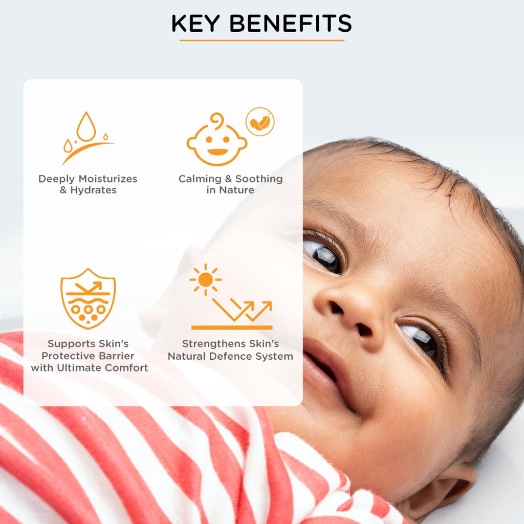 Key Benefits of baby Face Cream, Key Benefits of Natural baby Face cream, Key Benefits of Organic Baby face cream, Key Benefits of Mommypure Baby Face Cream