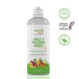 Mommy Pure Fruit and Vegitable wash, Natural Fruit and vegitable wash, Organic Non toxic and safe vegetable and Fruit wash