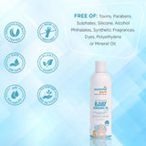 Non toxic, Non Alcoholic,  Free silicon Mommypure Baby Massage oil, natural Baby Massage Oil, Organic Baby massage oil, mommypure all natural Massage Oil 120 Ml