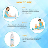 How to use Mommypure Baby Massage oil, natural Baby Massage Oil, Organic Baby massage oil, mommypure all natural Massage Oil 120 Ml