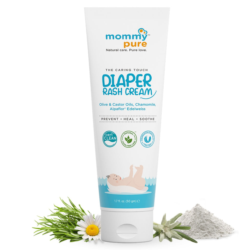 Diaper Rash Cream, Anti Rash Cream, Natural and Organic Rash Cream, Mommy pure Diaper and anti rash Cream 50 gm
